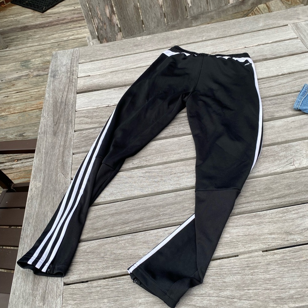 Adidas three stripe zip soccer pants - Picture 3 of 5